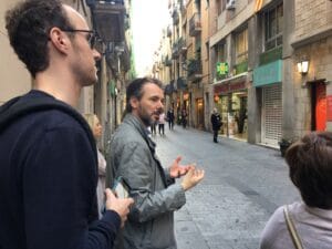 Steven Bollé op retail tour in Barcelona